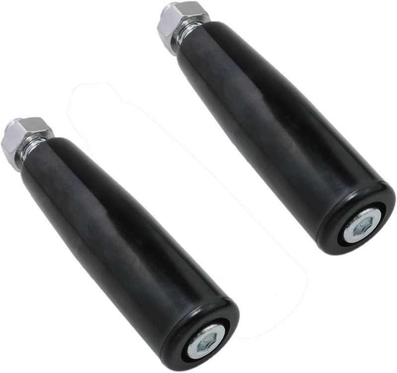 yukata Rotary Handles Lathe Hand Handle Marine Winch Handles Trailer Jack Crank Handwheel milling Machine Accessories M8 Threaded Handle with nut 2pcs (M10*80) - Image 1